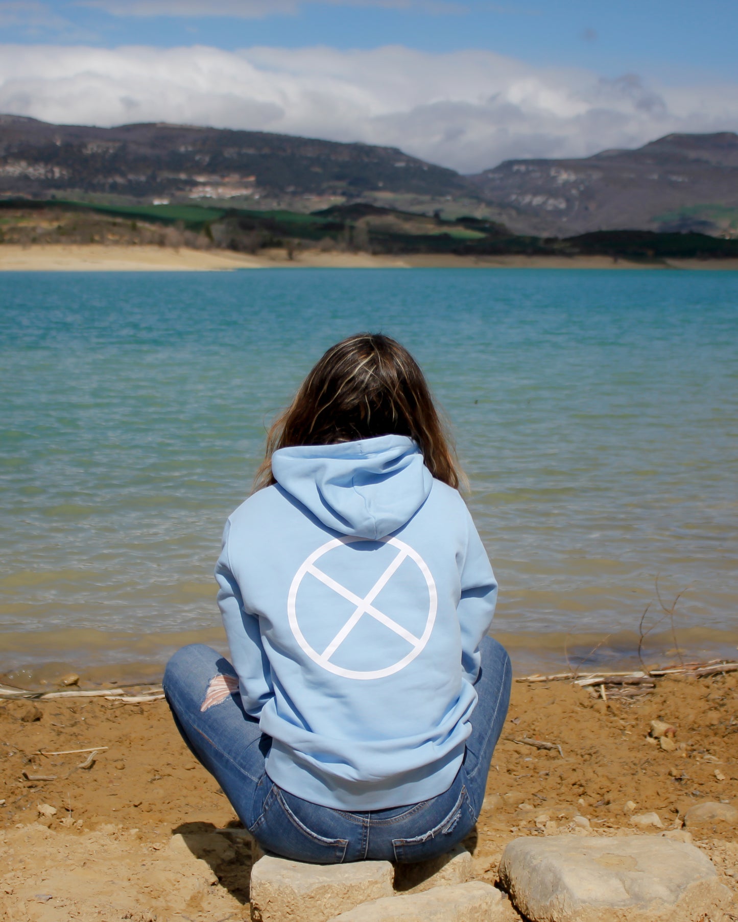 Hoodie · 85% organic cotton, 15% recycled polyester · Sky Blue