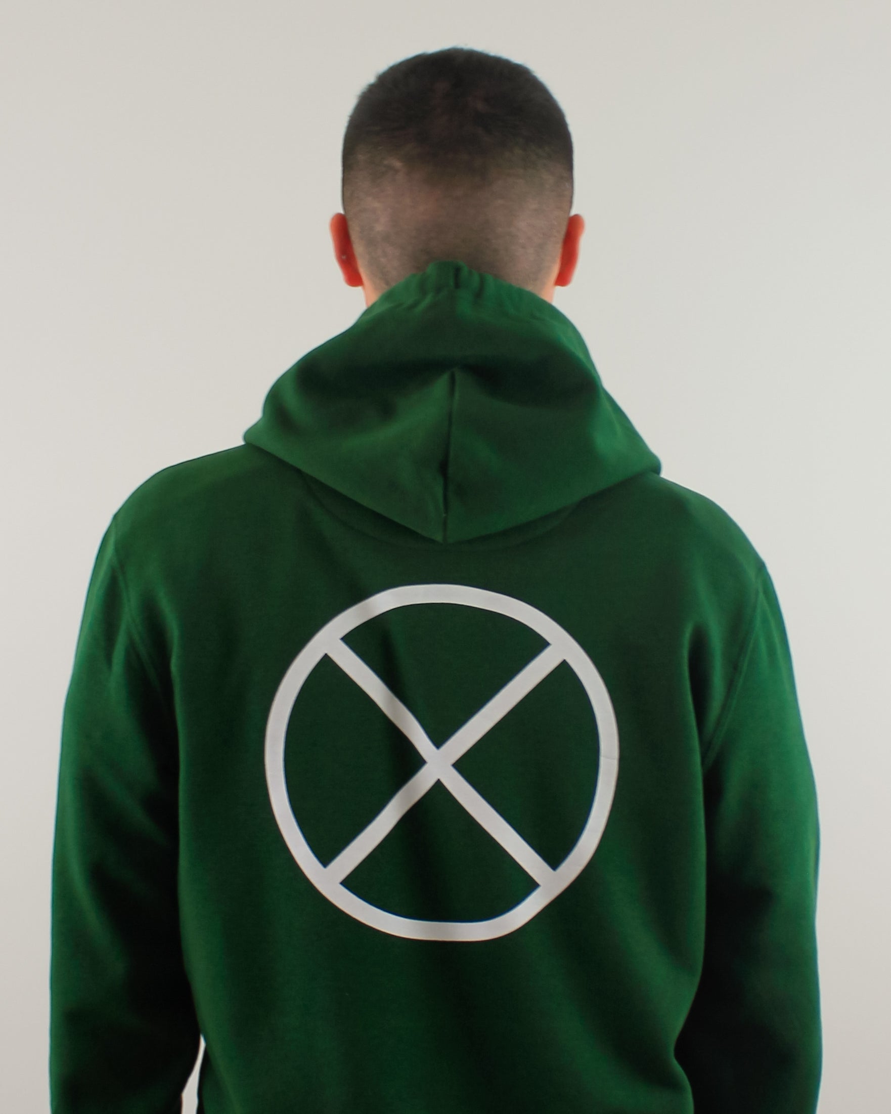 Hoodie 85 organic cotton 15 recycled polyester Forest Green