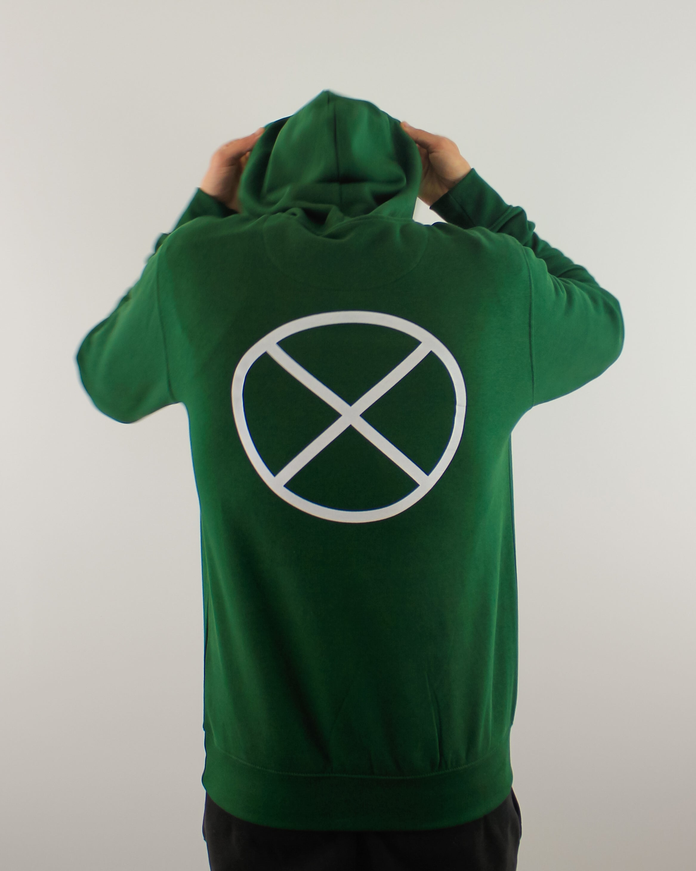 Hoodie 85 organic cotton 15 recycled polyester Forest Green